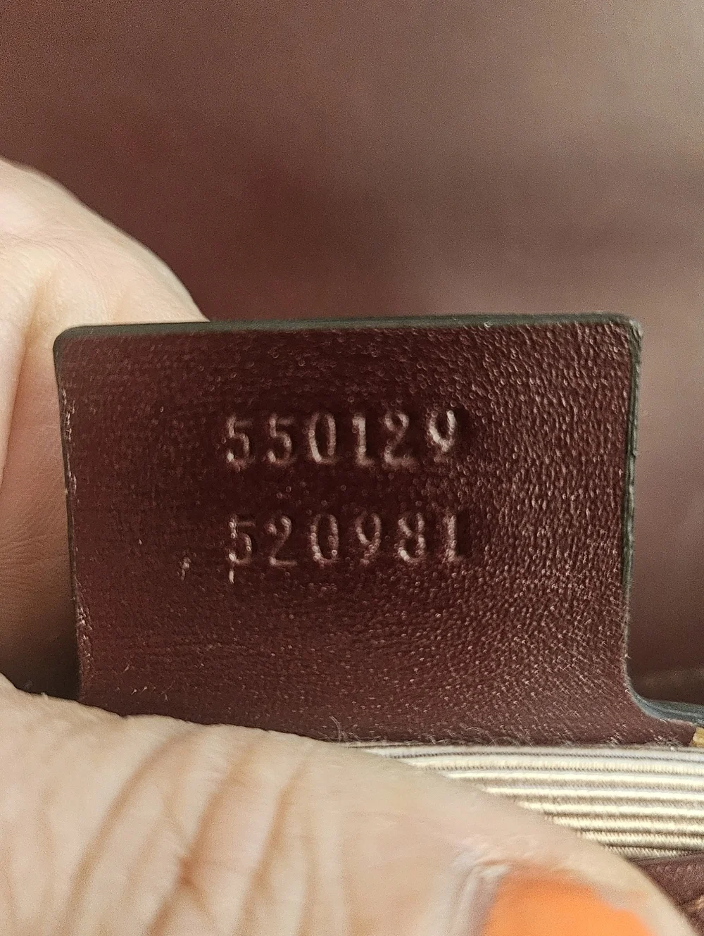 Gucci Arli Shoulder Bag Burgundy Leather Large GG Logo - Picture 14 of 14